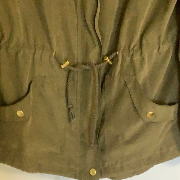 🦋 JASON MAXWELL Outerwear Collection hooded olive green utility jacket. Size PM - Picture 3 of 14